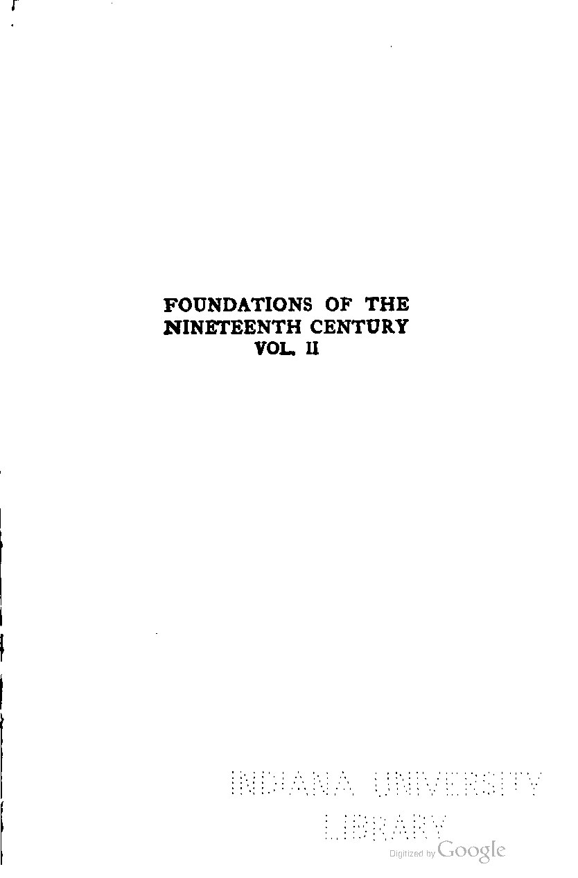 Foundations of the nineteenth century