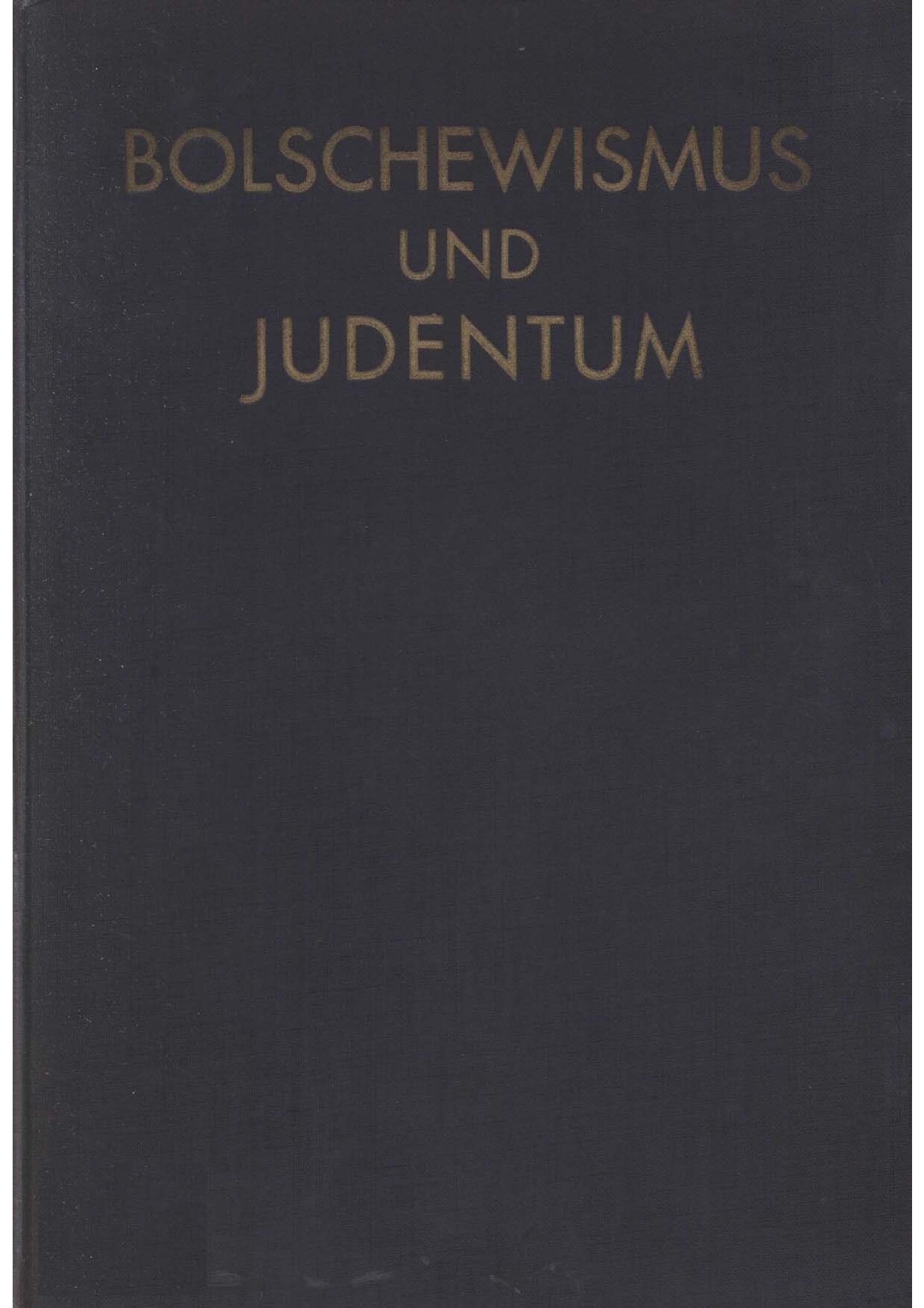 Bolschewismus und Judentum