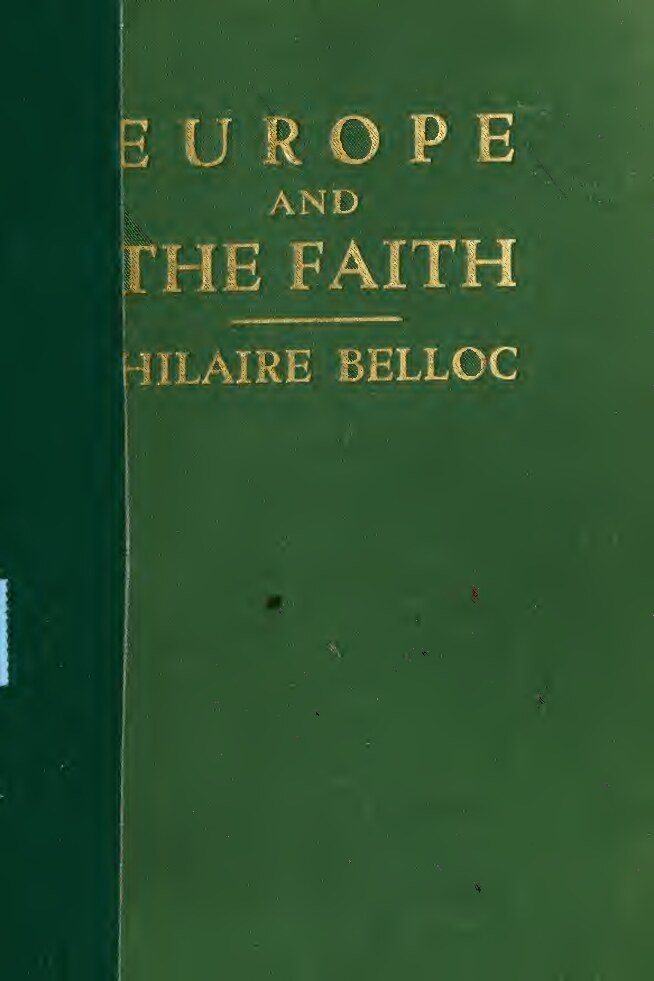 Europe and the Faith