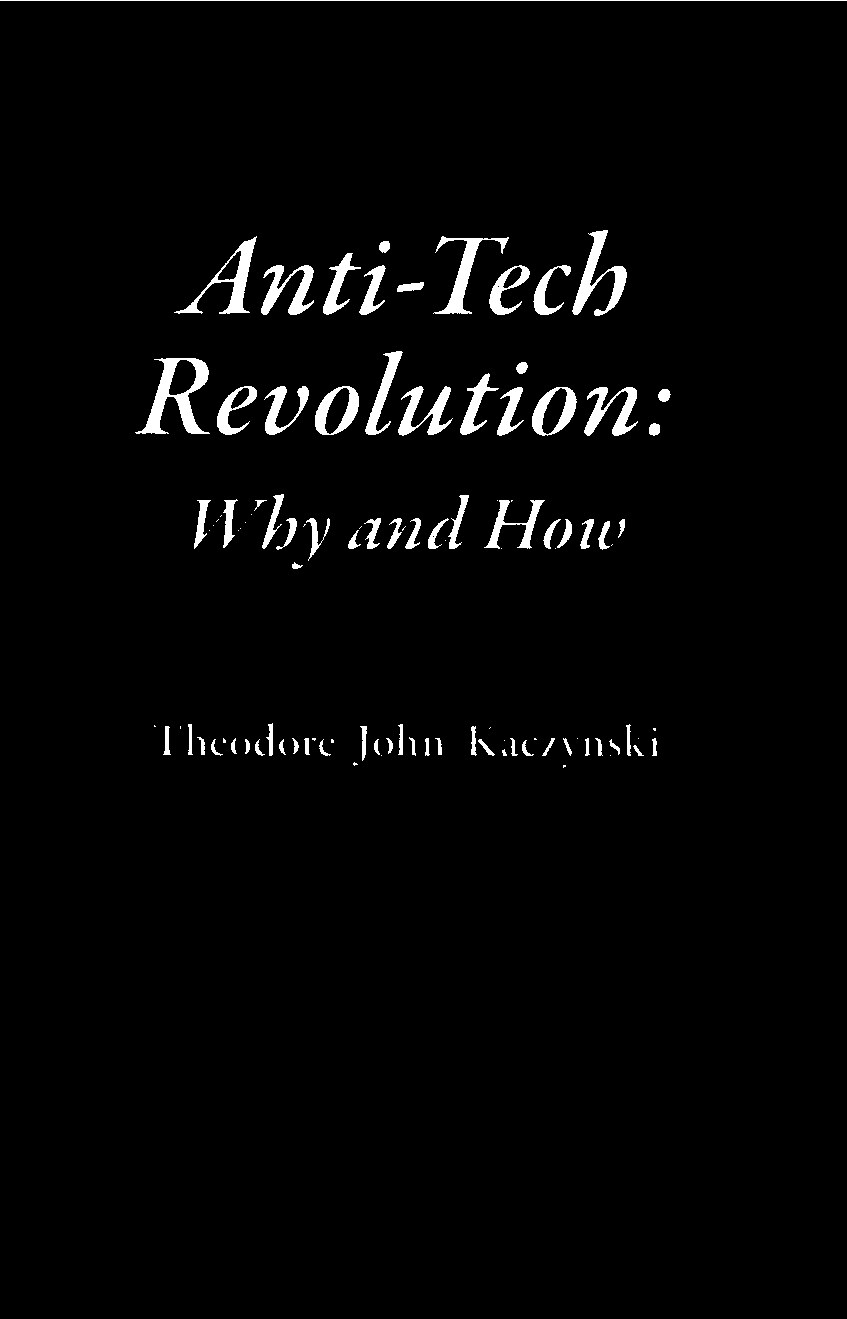 Anti-Tech Revolution: Why and How