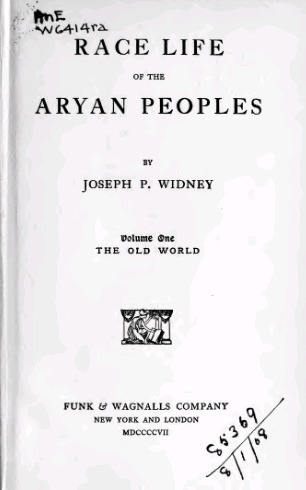 Race Life of the Aryan Peoples