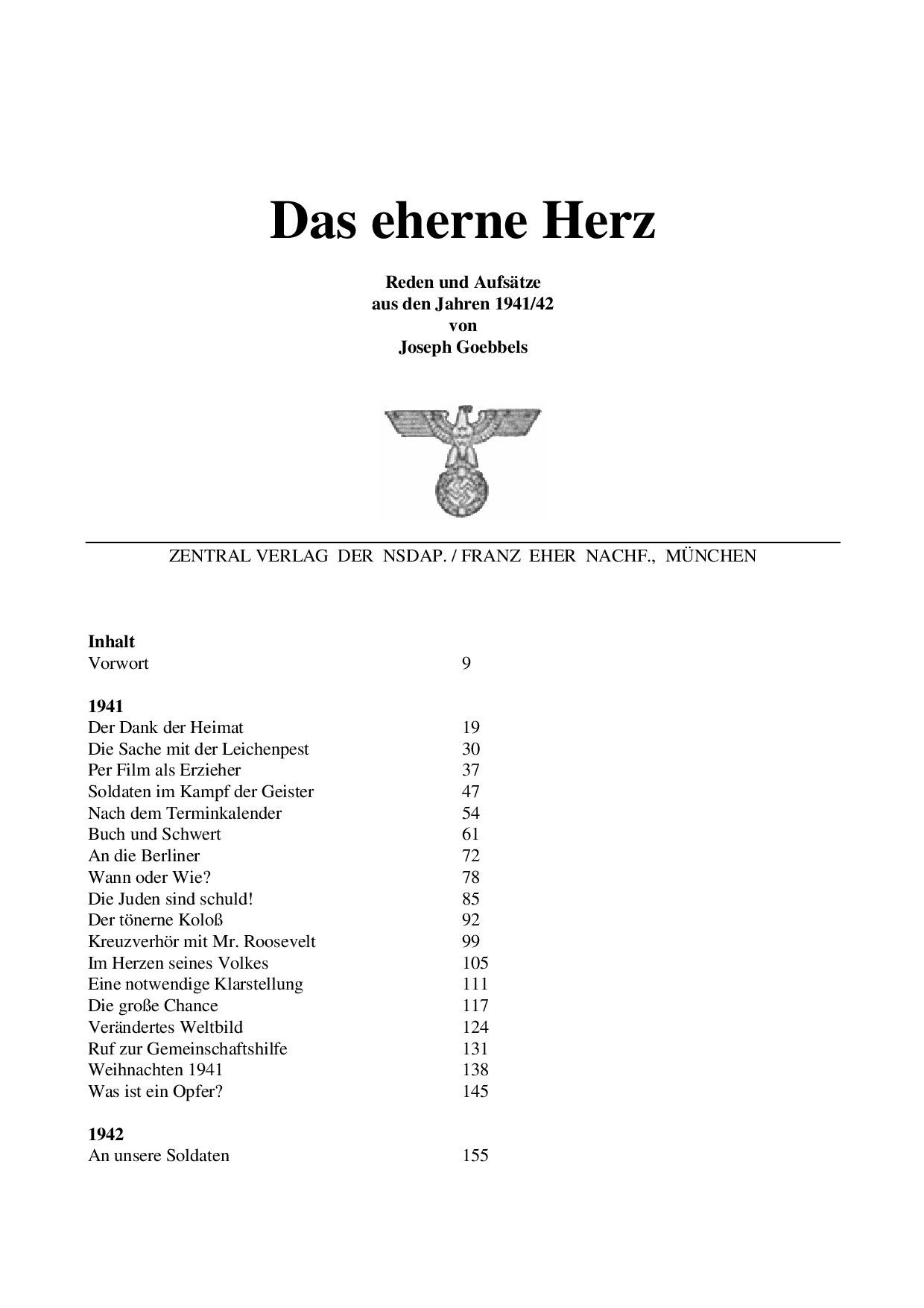 Das eherne Herz