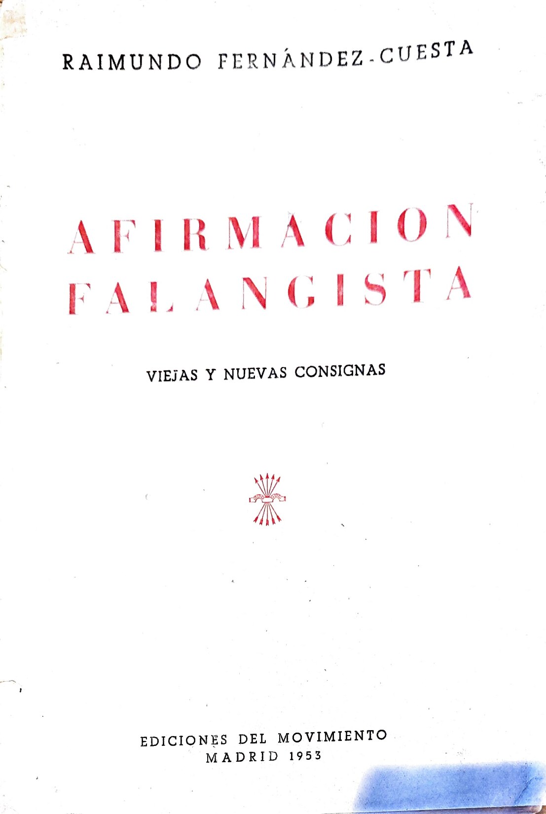 Afirmacion Falangista