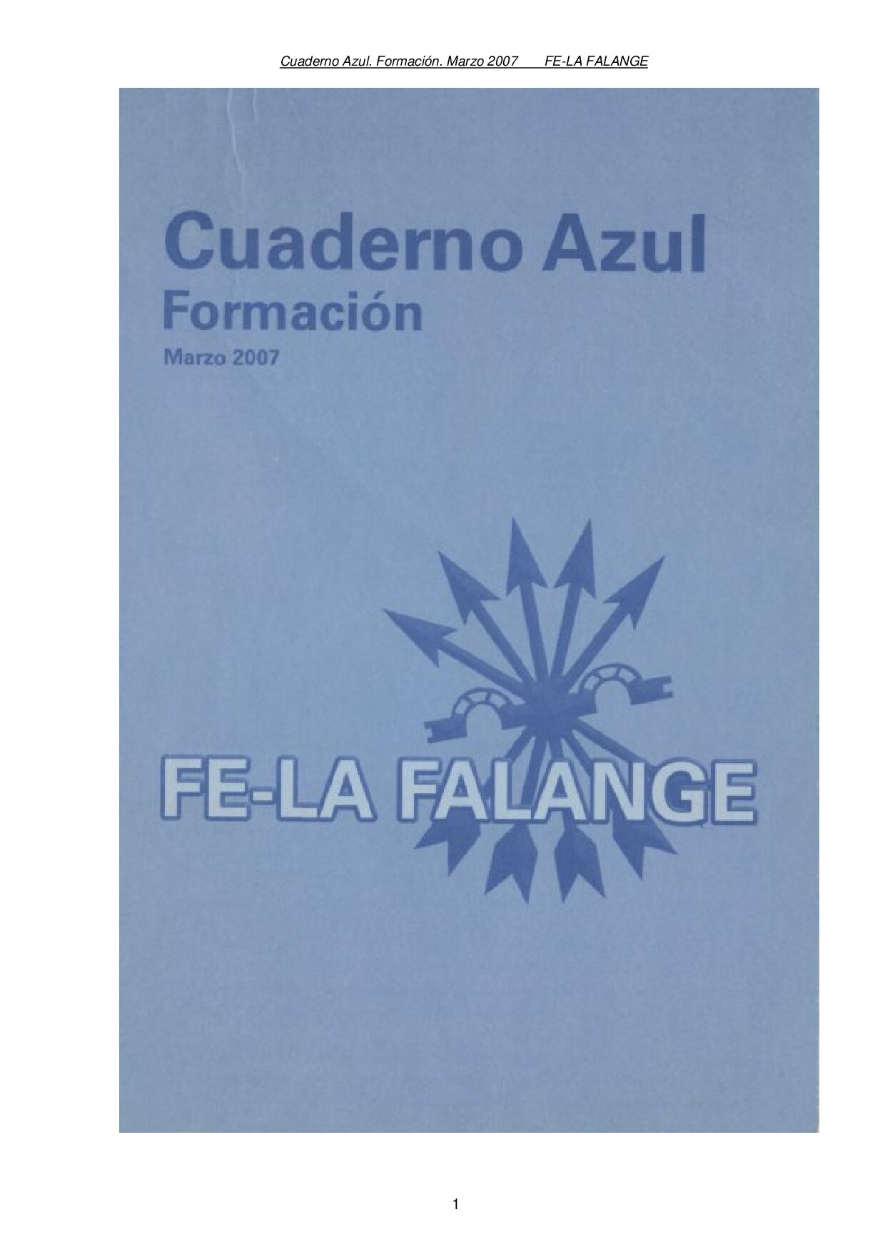 Cuaderno Azul de formación