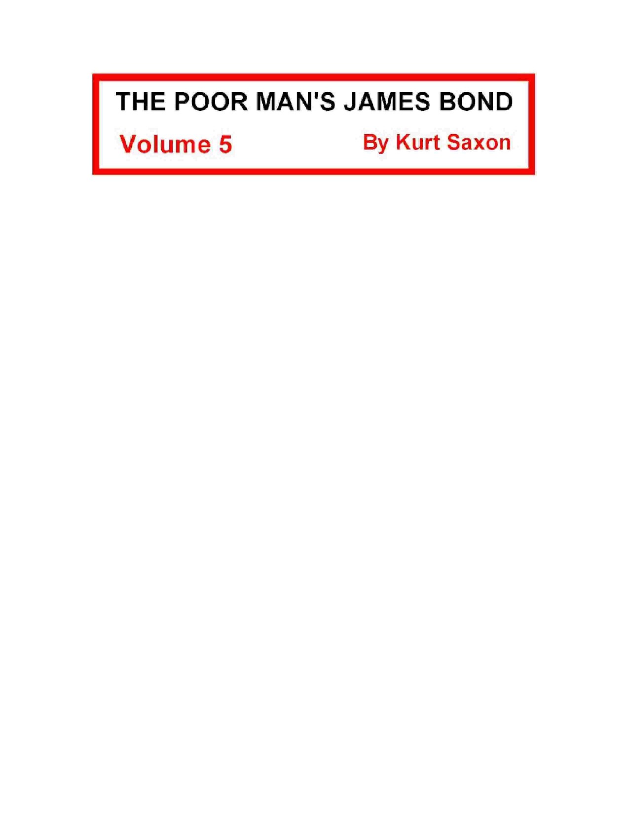 Poor Man's James Bond - Volume 5