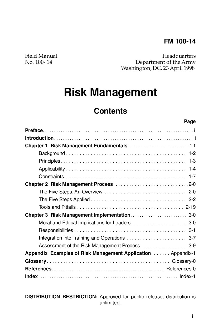 Risk Management