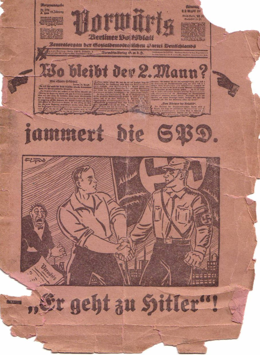 Wo bleibt der 2. Mann (um 1931, 25 S., Scan, Fraktur)