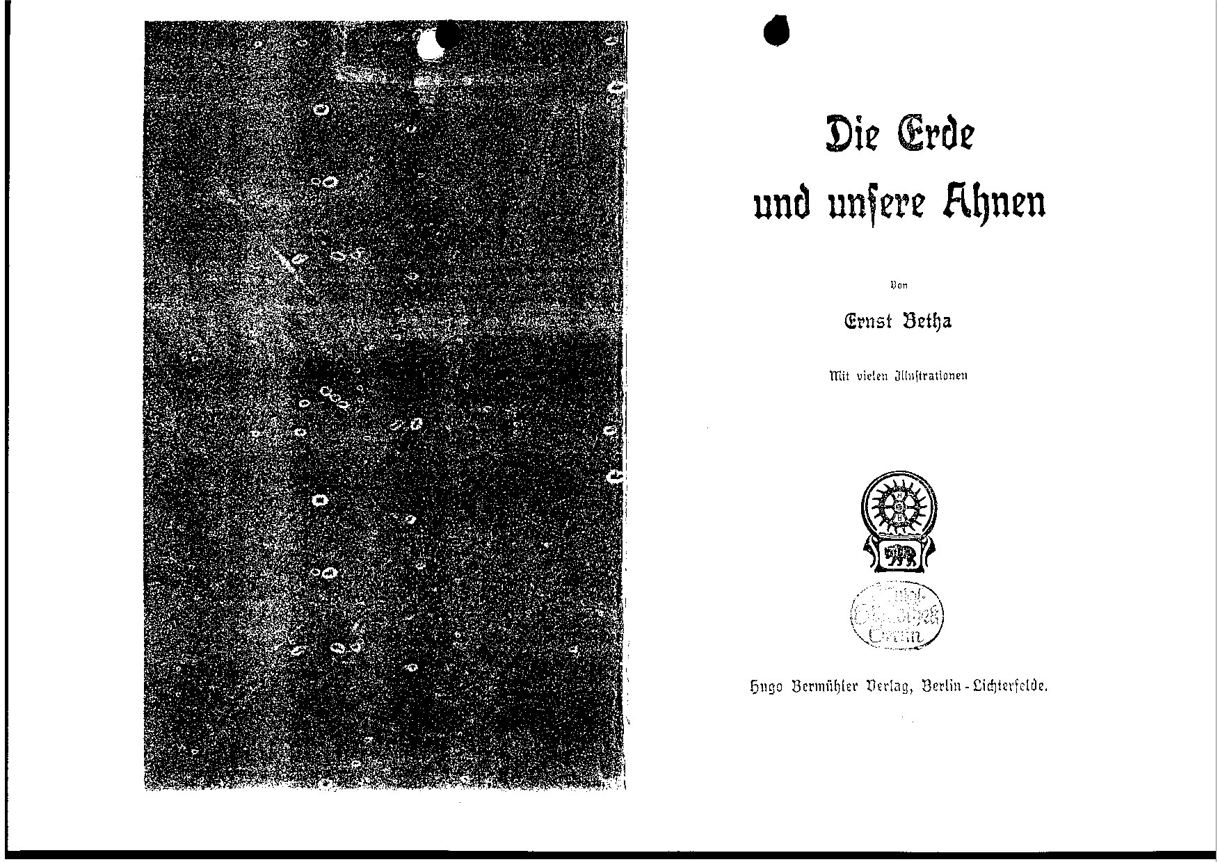 Die Erde und unsere Ahnen (1913, 191 Doppels., Scan)