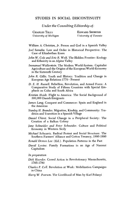 David Z. Levine - Family Formation in an Age of Nascent Capitalism