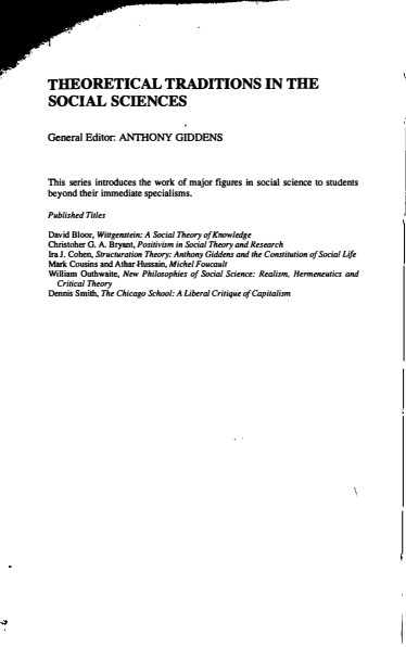 Durkheim -The Division of Labour in Society